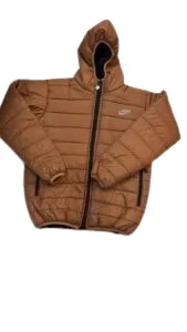 Nike brown puffer jacket for children