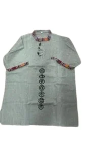 Green Chakras Printed Cotton Kurta
